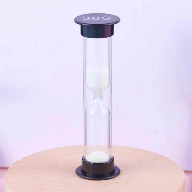 Sanduhr Sanduhr Farbe Timer Sexspielzeug 0,5/1/2/3/5/10 Minuten Baby Küchenbereich Brettspiele Kinderzimmerbereich Garten 1/6 Stück white
