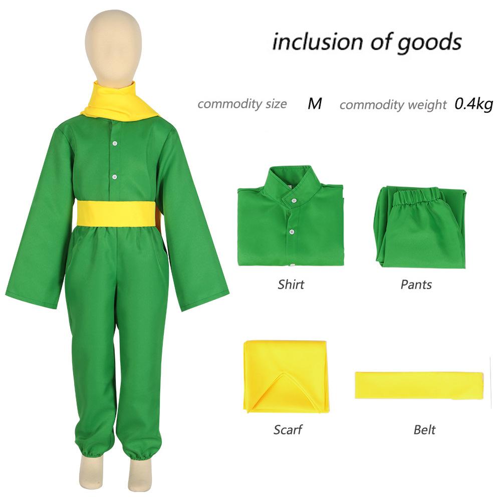 Anime Der Kleine Prinz Grün Cosplay Kostüm Halloween Karneval Outfits Erwachsene Kinder Jungen Karneval Geburtstagsgeschenk 110 grün