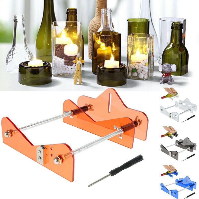 1 Stücke DIY Vase Lampe Bier Glas Flasche Cutter Schneiden Maschine Kunst Handwerk Recycling Werkzeug Glas Flasche Schneiden Werkzeug Haushalt blau