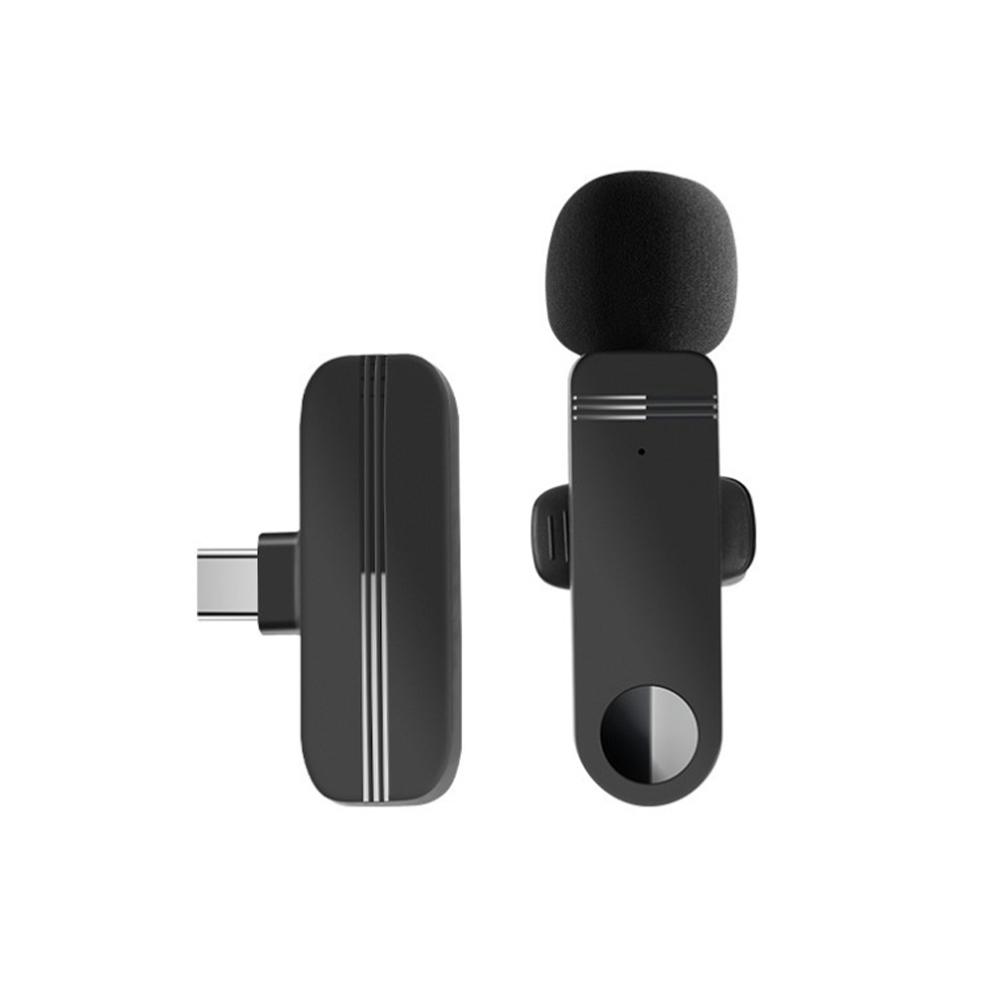 Wireless Lavalier-mikrofon Mikrofon Audio Video Aufnahme Mini Mic Für iPhone Android Laptop Live Gaming Handy Mikrofon 1 in 1Type C