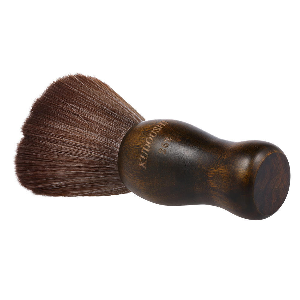 Soft Neck Duster Haare entfernen saubere Haarbürste für Friseur Friseur braun