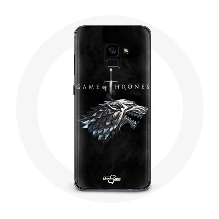 Hülle für Samsung Galaxy A8 Plus Game of Thrones Staffel 8 Game of Thrones House Stark Logo Der Winter kommt