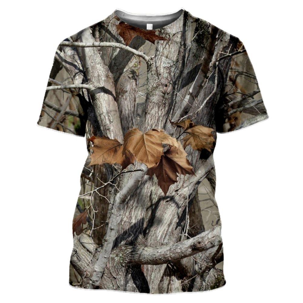 Jagd Tarn T-Shirt Sommer T-Shirt Mann 3D Druck Streetwear Kleidung Kurzarm Kleidung Luxus T-Shirt Herren Kleidung 4XL