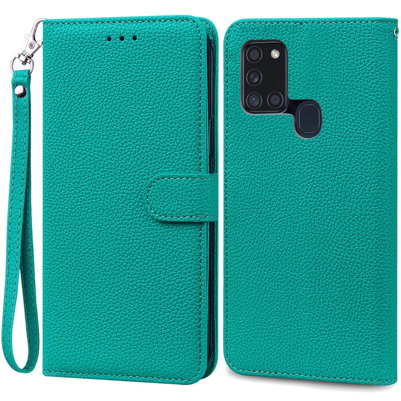 A21S Hülle Für Samsung Galaxy A21S Hülle Brieftasche Leder Flip Hülle Für Samsung A21S Hülle A 21s A217F Weiche Silikonhülle Fundas For Samsung A21S