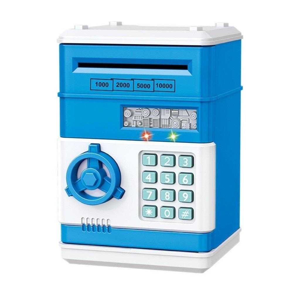 Elektronisches Schloss Kinder Elektronische Geld-Safe-Box Elektronische Spardose Sparen Lehren blau