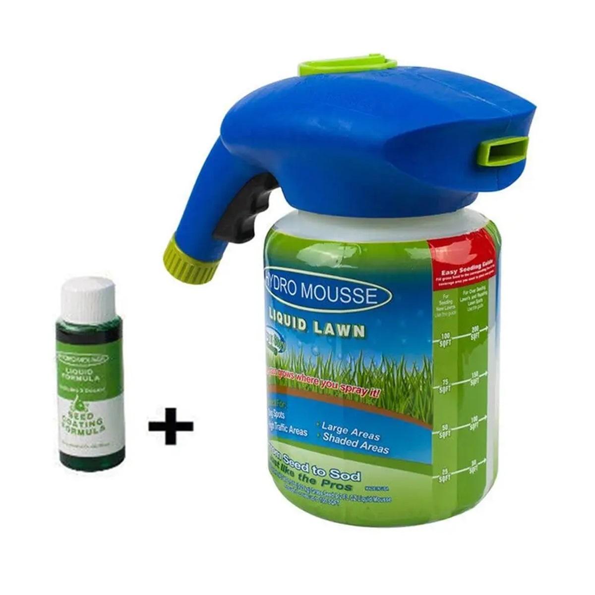 Garten Hydro Hydro Mousse Flüssiger Rasensamen Sprüher mit Wachstumsförderndem Hoher Qualität für Werkzeug Sprühsystem(Keine Kerne) C