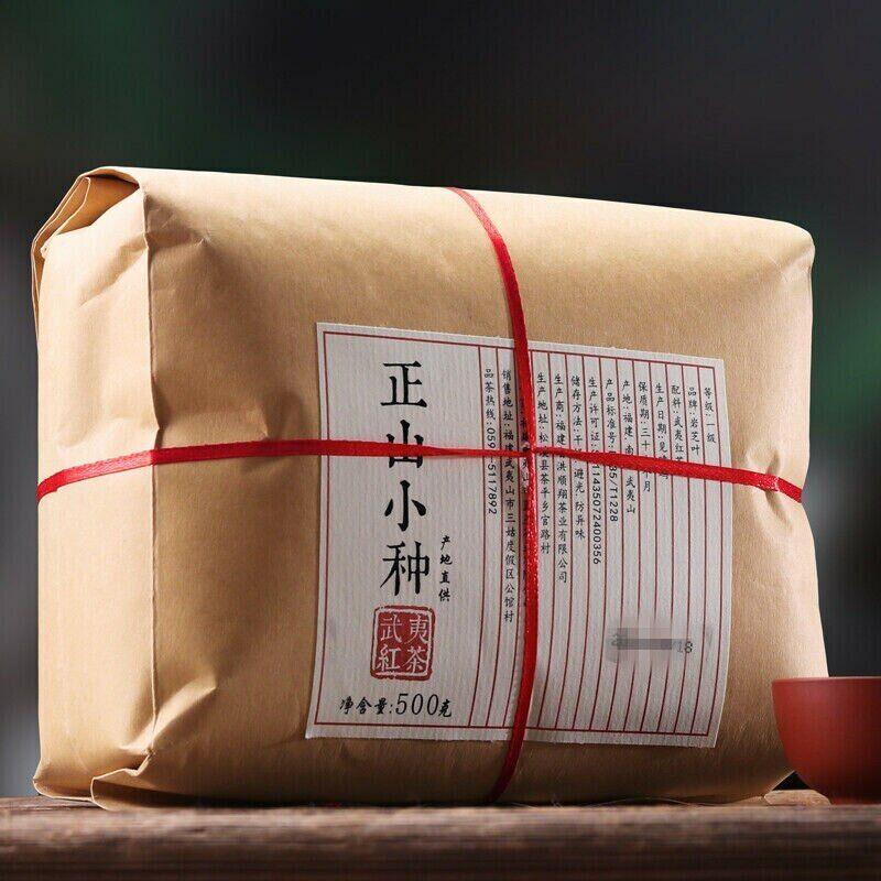 Lapsang Souchong Tee Schwarzer Tee Zheng Shan Xiao Zhong Wuyi Tee ungeräuchert 500g