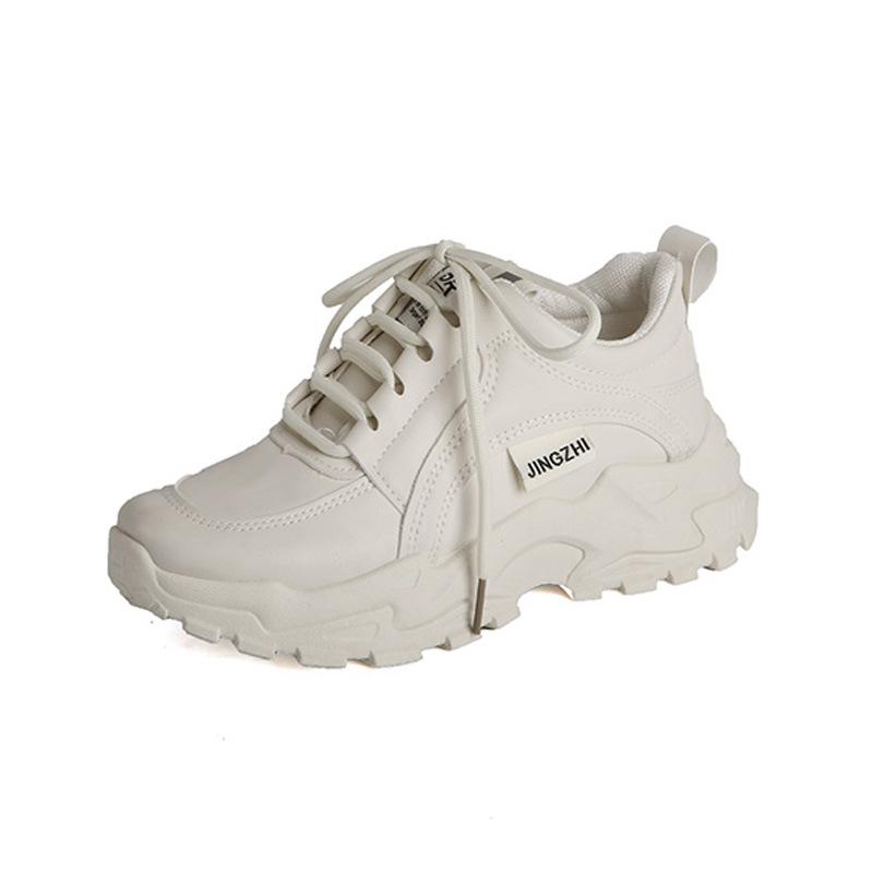 Papa Schuhe Damenschuhe Neue Plattform Sport Freizeitschuhe Damen Ins Mode Schuhe Damen Mode Schuhe 40 white