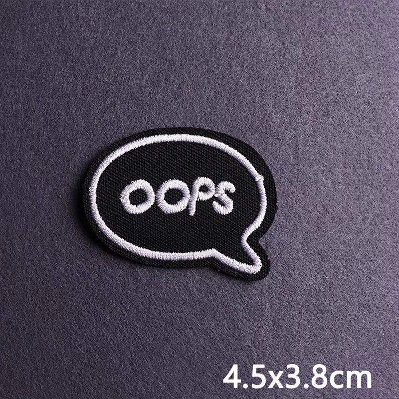 Gestickte Aufnäher für Kleidung, Aufnäher zum Aufbügeln auf Kleidung, Stickerei-Aufnäher, Aufkleber auf Kleidung, thermoklebende Aufnäher