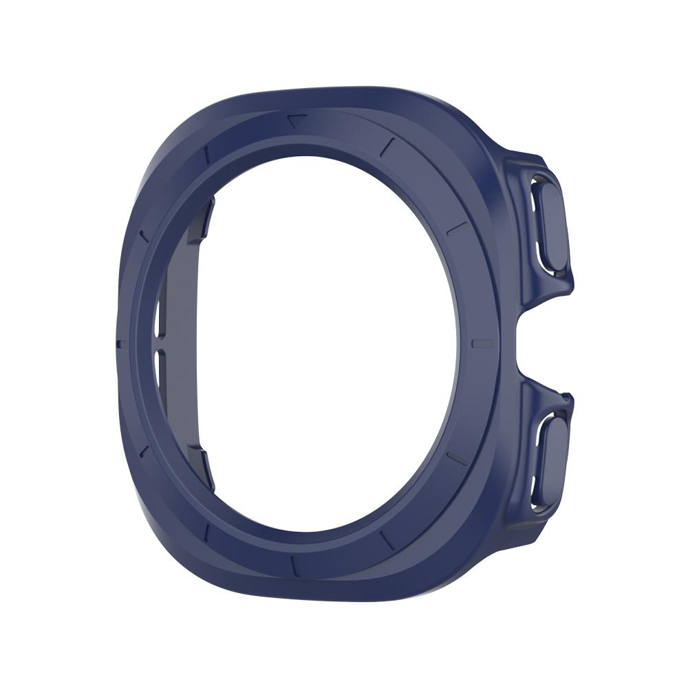 PC Matte Uhrengehäuse für Samsung Galaxy Watch 7 44 mm 40 mm Displayschutzfolie Bumper Rundum-Zubehör für Galaxy Watch 7Ultra 47 mm Galaxy Watch 7 FE 44mm navy blau
