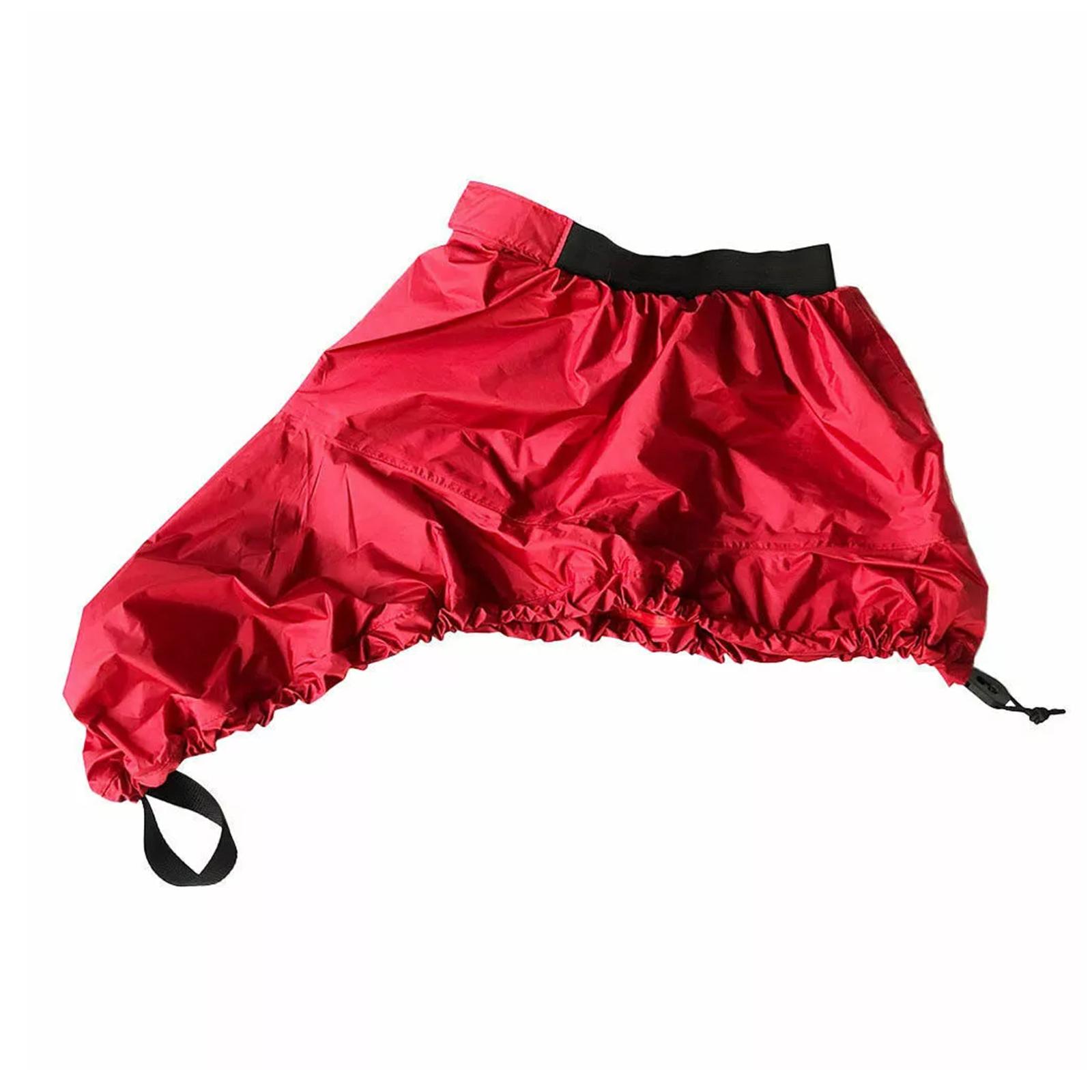 Kajak-Spritzdecke imprägniert Kajak-Kanu-Boot-Spritzdecke Verstellbare Kajak-Spritzdecke Kajak-Zubehör Enduring XL rot