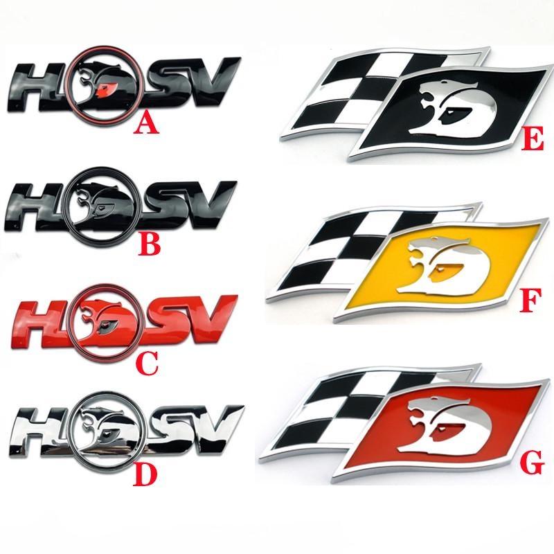 Auto Aufkleber Hinten Stamm Metall Emblem Abzeichen Aufkleber für H/ol-den HSV Logo Commodore Captiva Barina Trailblazer A