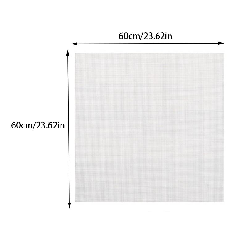 Antihaft-Silikon-Backmatte für Lebensmittel, Obst, Dörrgeräte, wiederverwendbar, Dampfgarer, Netz-Pad, Ofenmatten, Küchenzubehör 60X60CM