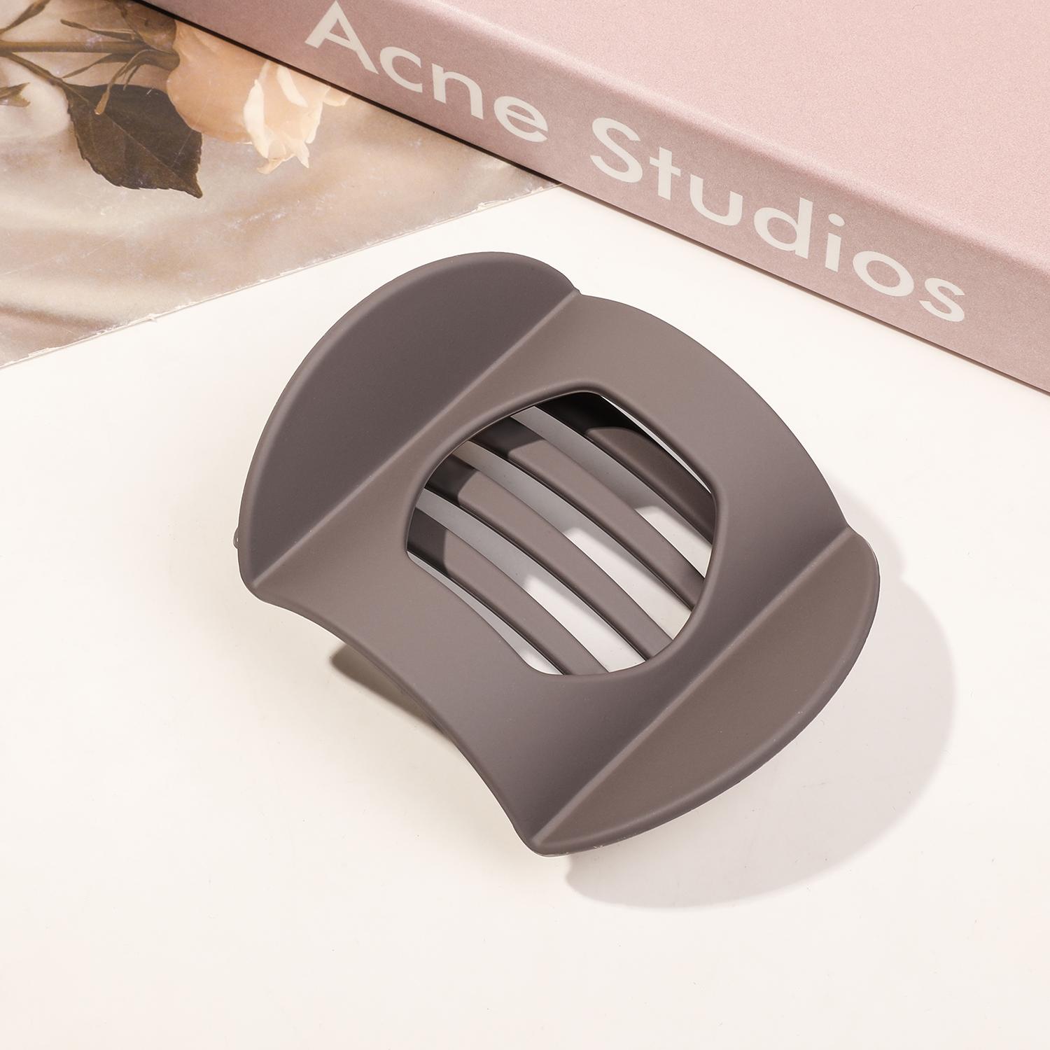 Neue PC-Haarspangen in großen und kleinen Größen für Frauen, rutschfeste Haar-Accessoires im Vintage-Stil, bogenförmige Haarnadeln mit Entenklauen, für Mädchen Matte kaffeebraun