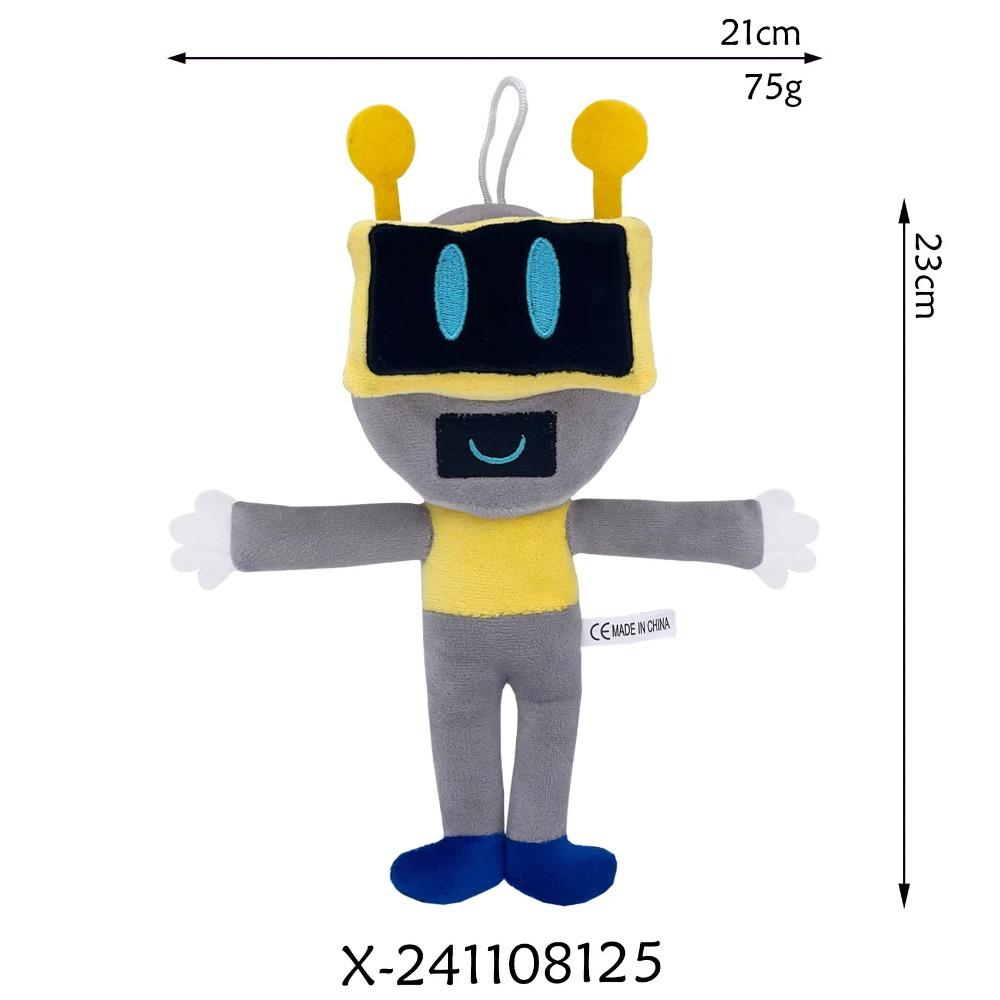 2025 Neue Sprunki Plüschtiere Weiche Rhythmusbox Plüschpuppen Stoffspielzeug Spiel-Merchandise Plüschtiere für Kinder Geburtstags-Weihnachtsgeschenke 20cm