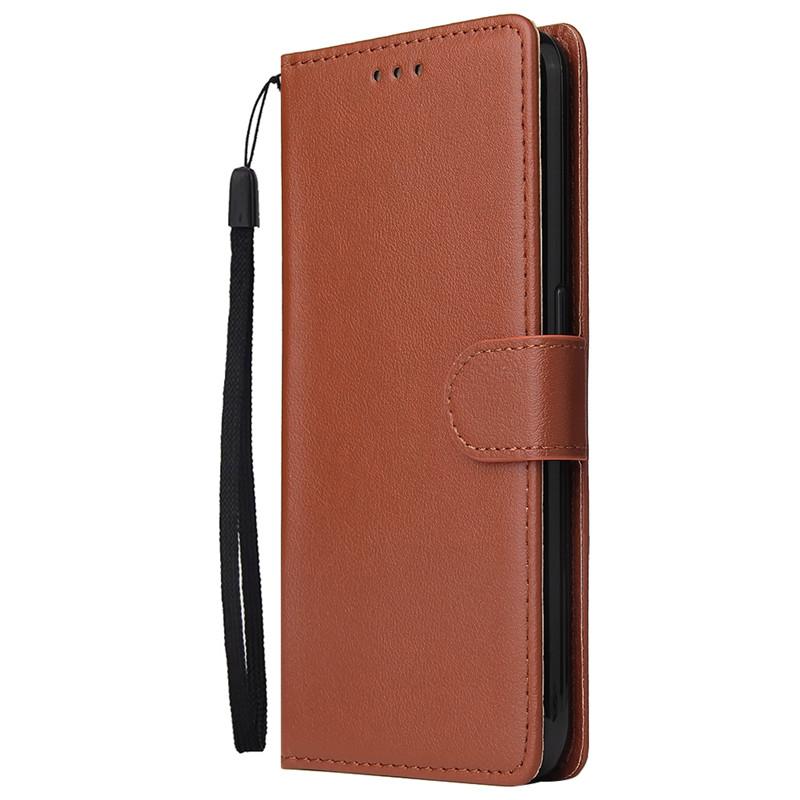 Redmi Note 9 Leather Case on sFor Coque Xiaomi Redmi Note 9 Case Xiomi Redmi Note 10 9T 9 8 Pro 9S 8T 9A 8A 7A Cover Cases Etui Redmi Note 9 braun