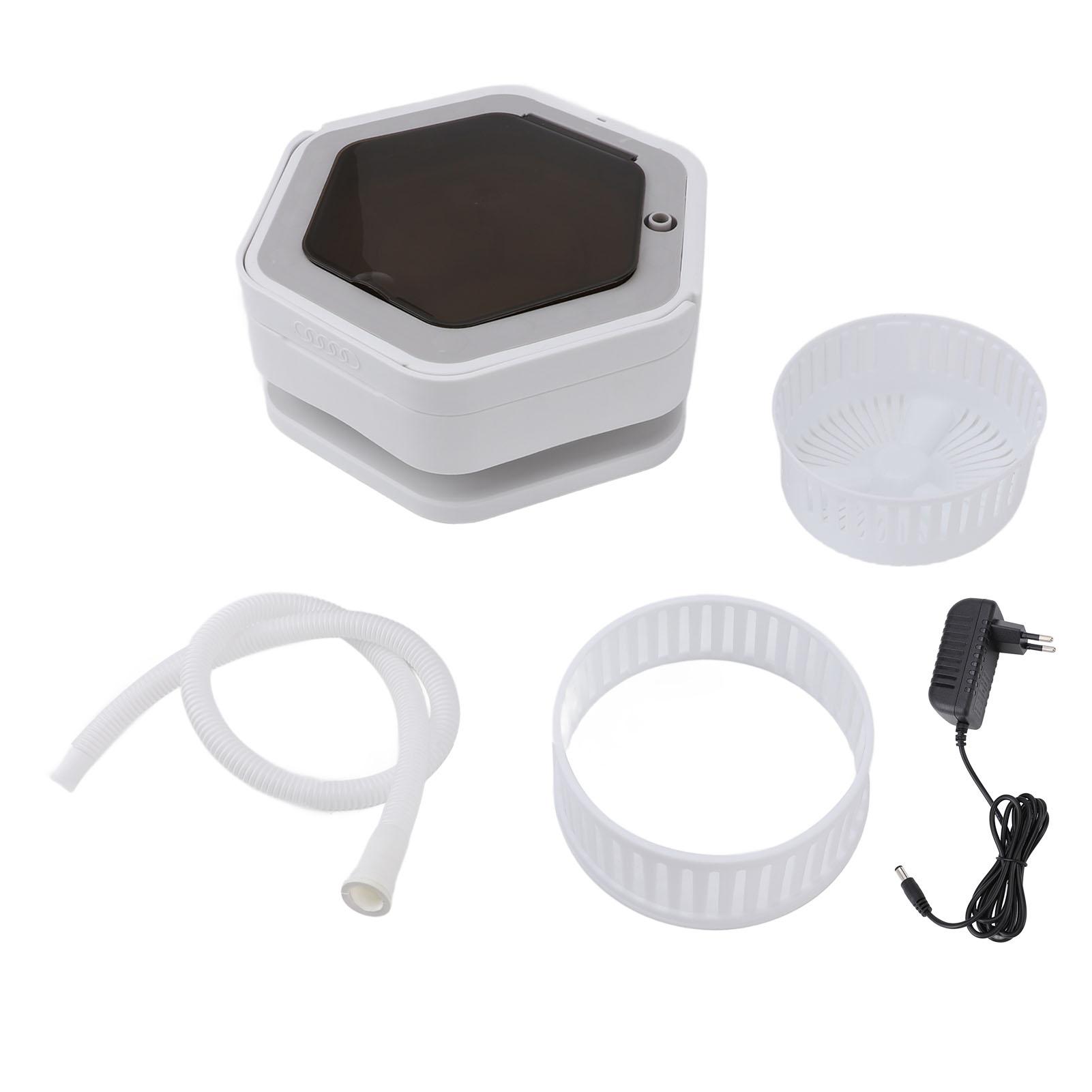 Tragbare Waschmaschine 8L Fassungsvermögen Multifunktionale Faltbare Mini-Wäschewaschmaschine für Kleidung Socken graue