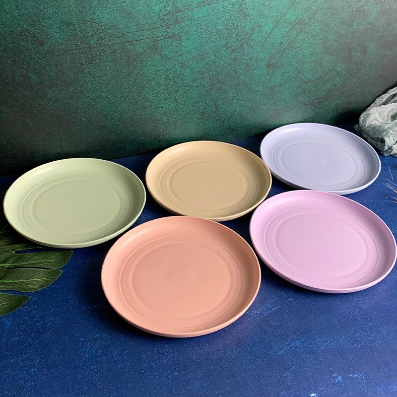 Haushalt Esstisch Spuckknochen Teller kreativ Netzrot Müll Schlacke Teller Teetisch Snacks Obst blau