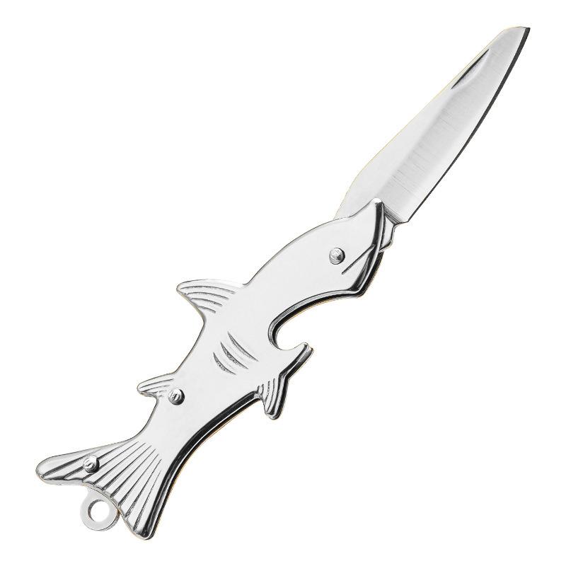 Zahnseide-Pick aus Edelstahl, wiederverwendbar, Zahnsteinentfernung, Zahnstocher, Messer, Flaschenöffner, Mundhygiene, Zahnseide, Schlüsselanhänger C