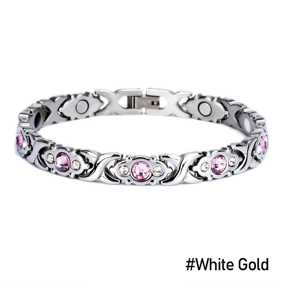 Mode Abnehmbare Energie Magnet Armband Magnetische Abnehmen Armband Schmuck Frauen Zubehör rosa/silber