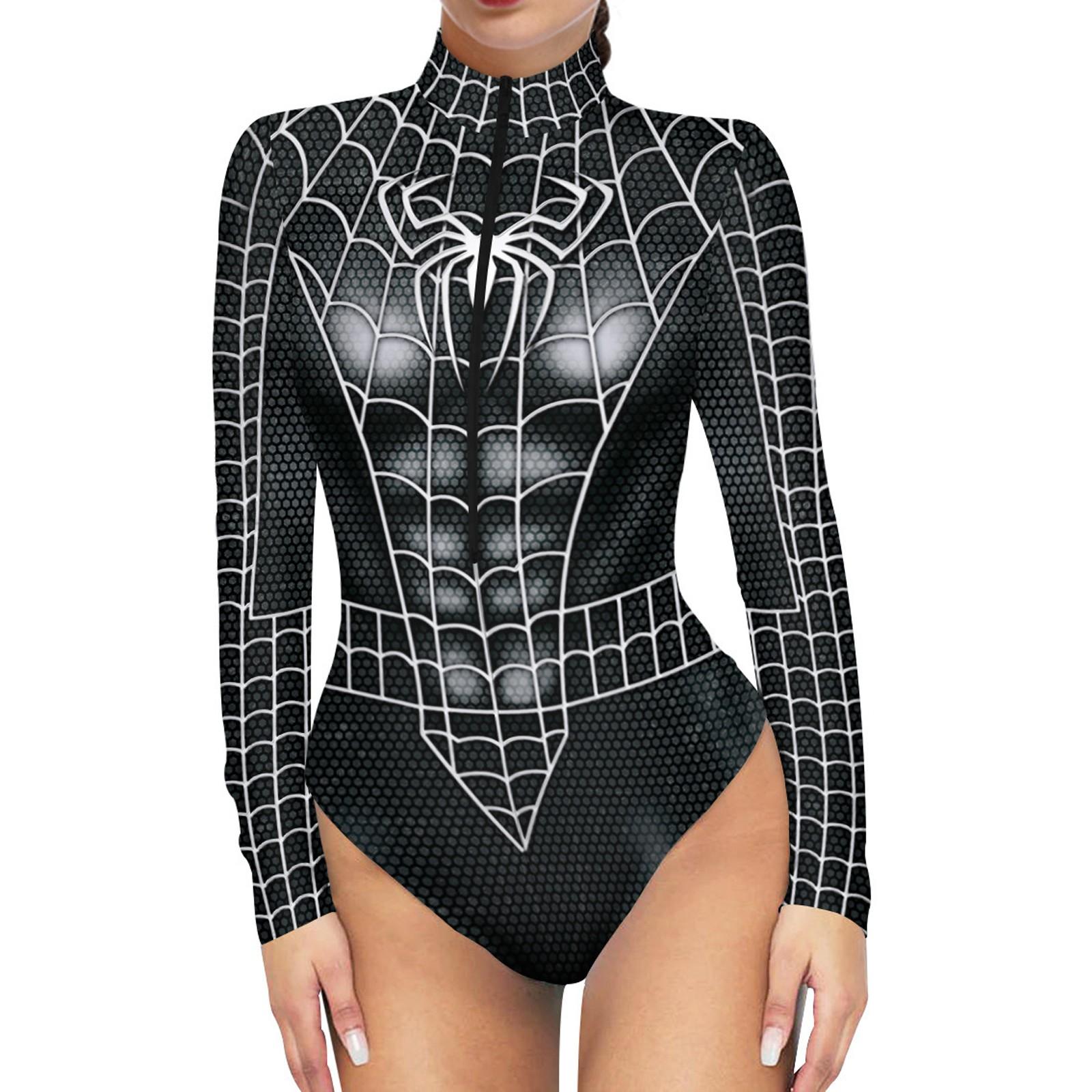 Kleidung Damen Ausgefallene Rollenspielkleidung Enganliegende Cosplay-Kleidung XXXL schwarz