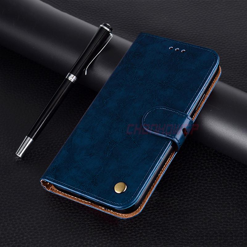Magnetische Leder-Geldbörsenhülle für Samsung Galaxy A51 A71 A81 A91 A70 A50 A30 A40 A20 A10 Flip Cover Samsung Galaxy A10 blau