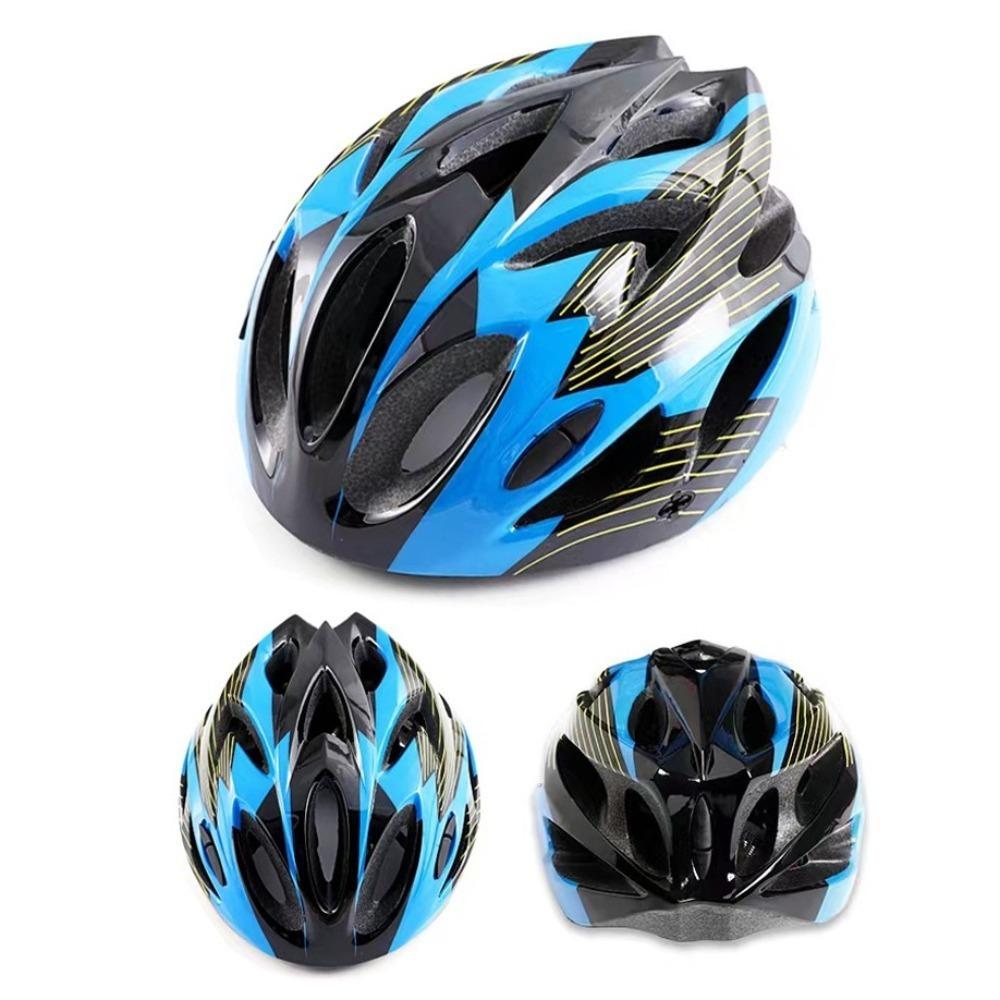 Komfort Futter Kinder Fahrrad Helm Einstellbar MTB Helm Mountain Road Fahrrad schwarz/blau