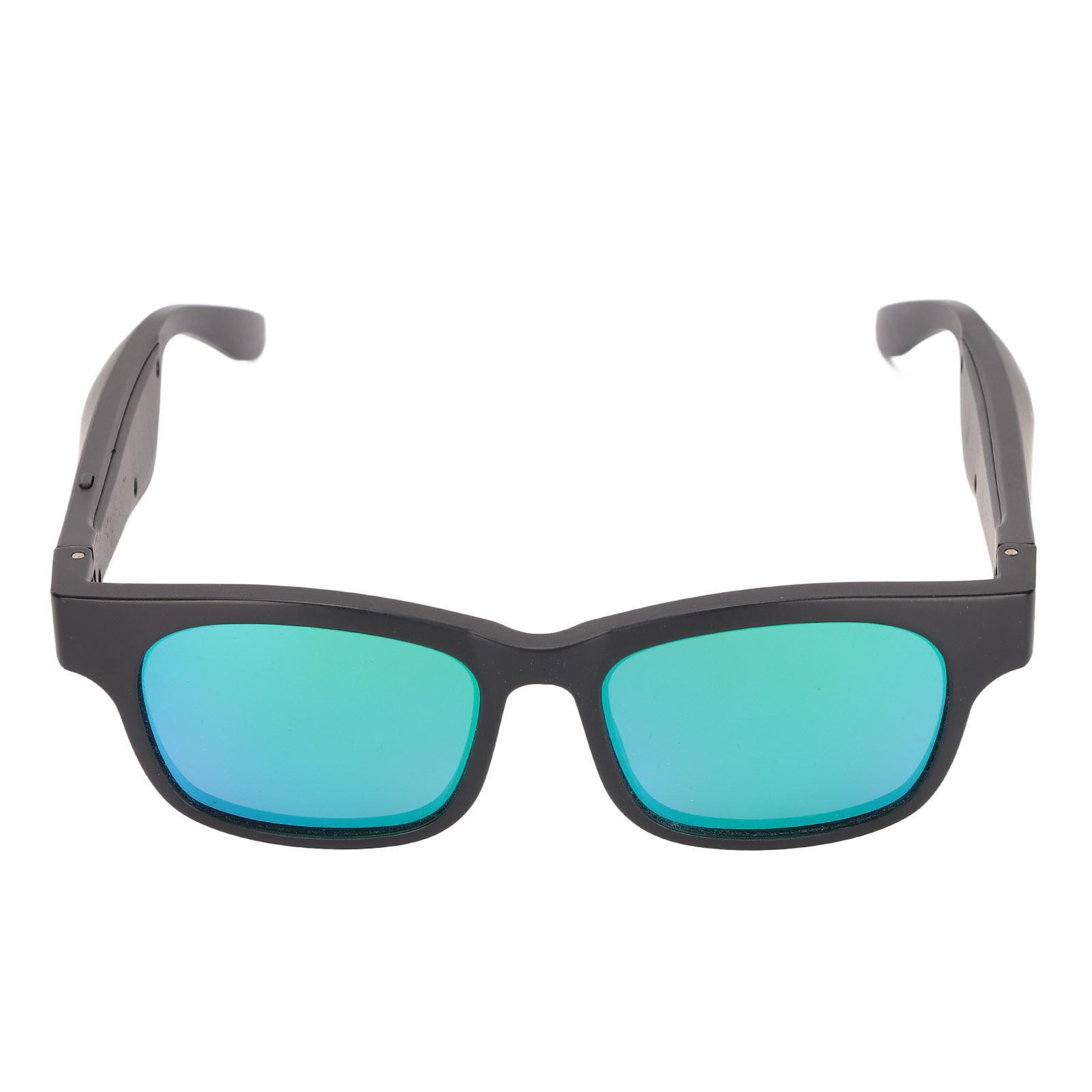 Halboffene Bluetooth-Sonnenbrille mit Rauschunterdrückung, tragbare kabellose Stereo-Bluetooth-Sonnenbrille für grün