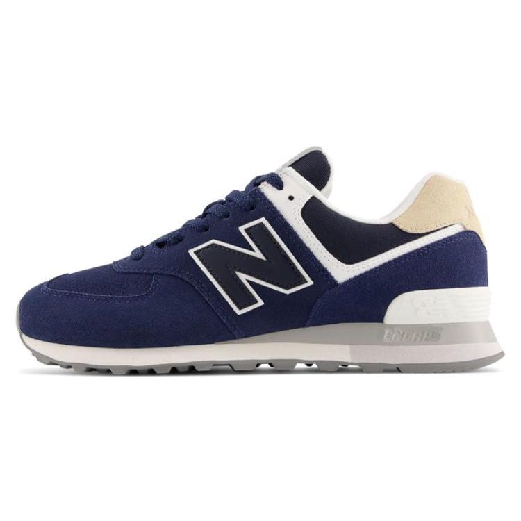 New Balance 574 Mitternachtsblau Unisex Sneaker Weiß U574NL2 36
