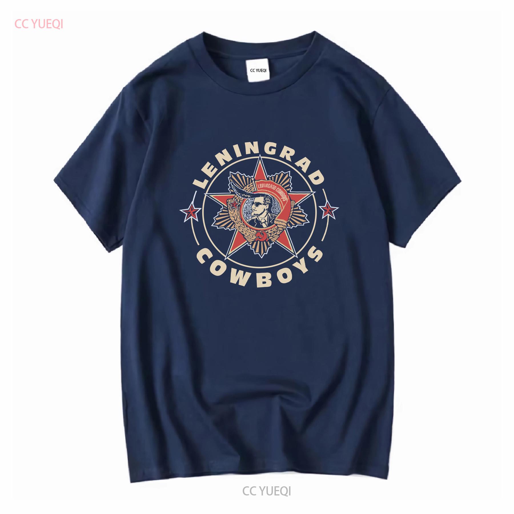 Vintage Y2K 2003 Leningrad Cowboys T-Shirt Rock and Roll Band Herren Large lange oder kurze Ärmel vintage gewaschen homme Casual 2XL