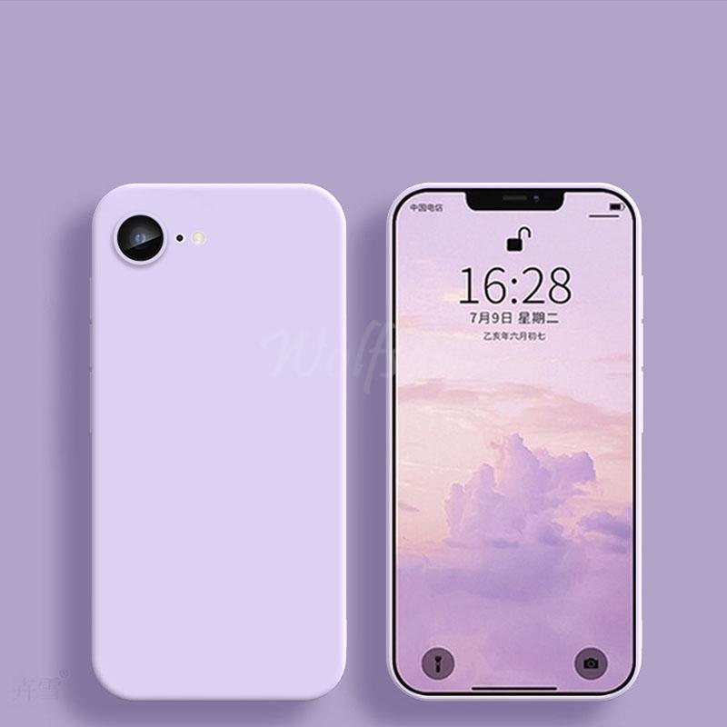 For iPhone 17 E Case Liquid Silicone Plain Rubber For iPhone 17 E Case TPU Anti-fall Protector Cover For iPhone 17e 16e Case For iPhone 16e