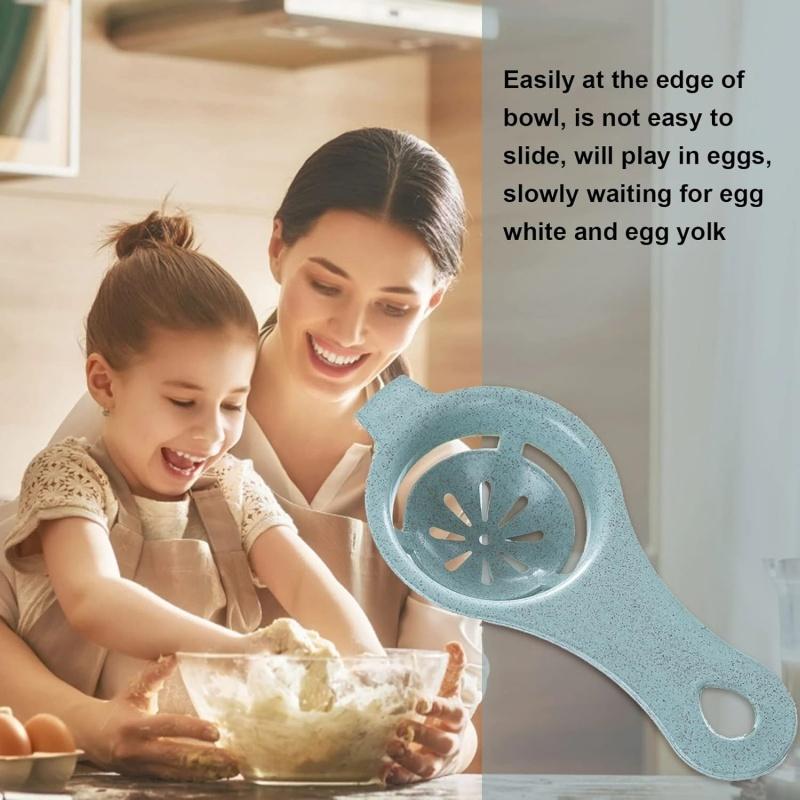 1PC Eigelb Trenner Teiler Kunststoff Bequem Haushalt Eier Werkzeug Trennt Sieb Kochen Backen Werkzeug Küche Zubehör