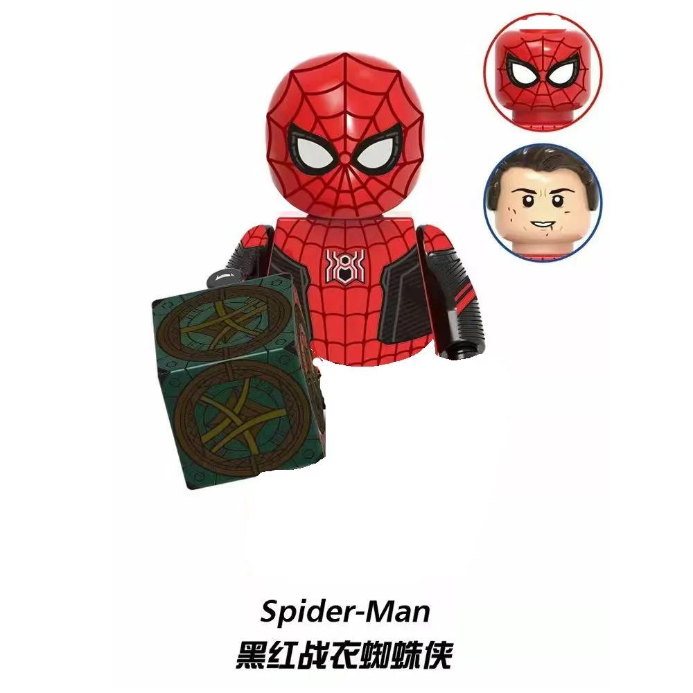 Marvel Mini Figur Geschenk Bausteine Spielzeug Kinder DIY Puzzle Zusammenbau Spielzeug Geburtstagsgeschenk Actionfigur MK85 rosa