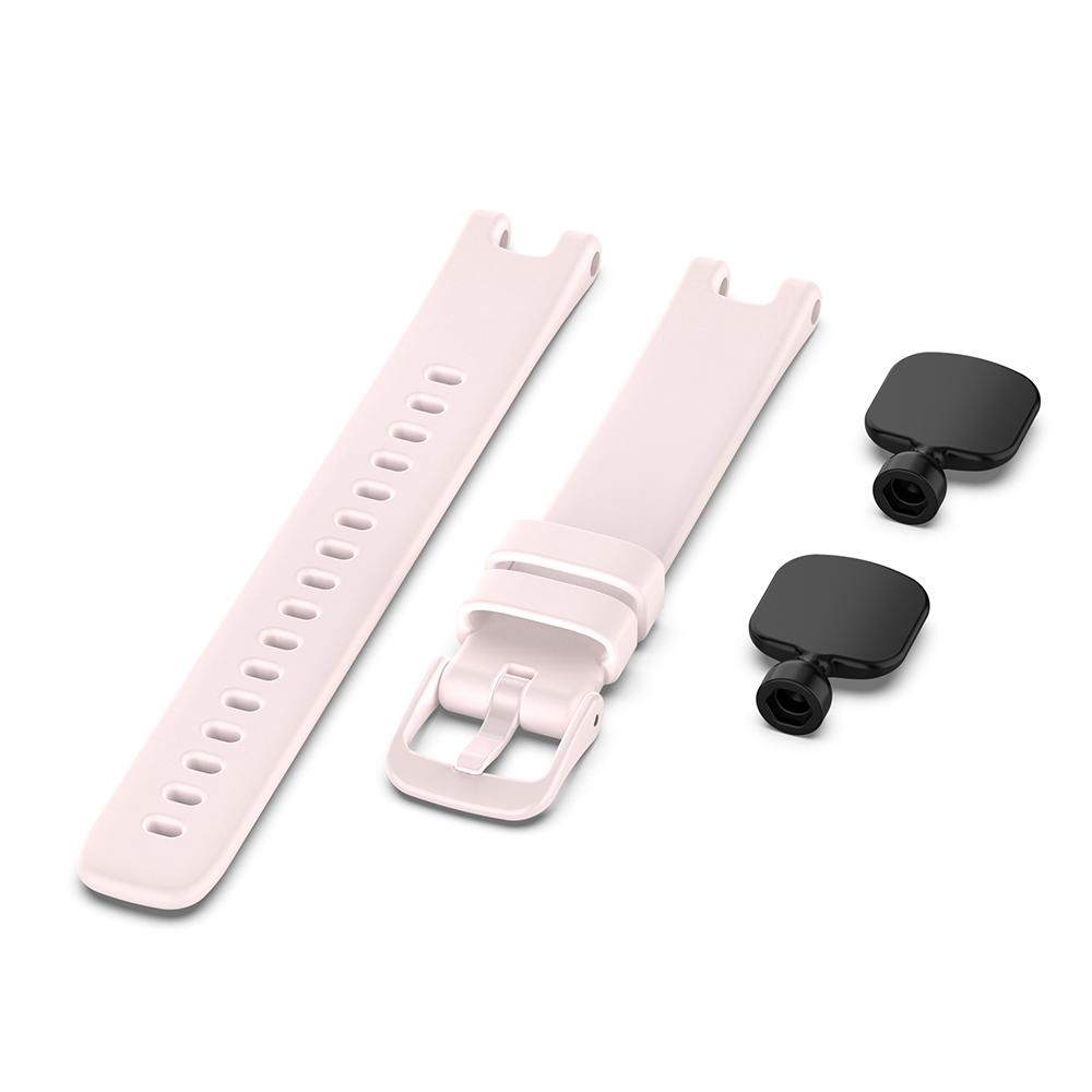 Für Garmin Lily Smart Watch Band Ersatz Silikonband für Garmin Lily Damen Fitness Armband Armband hellrosa