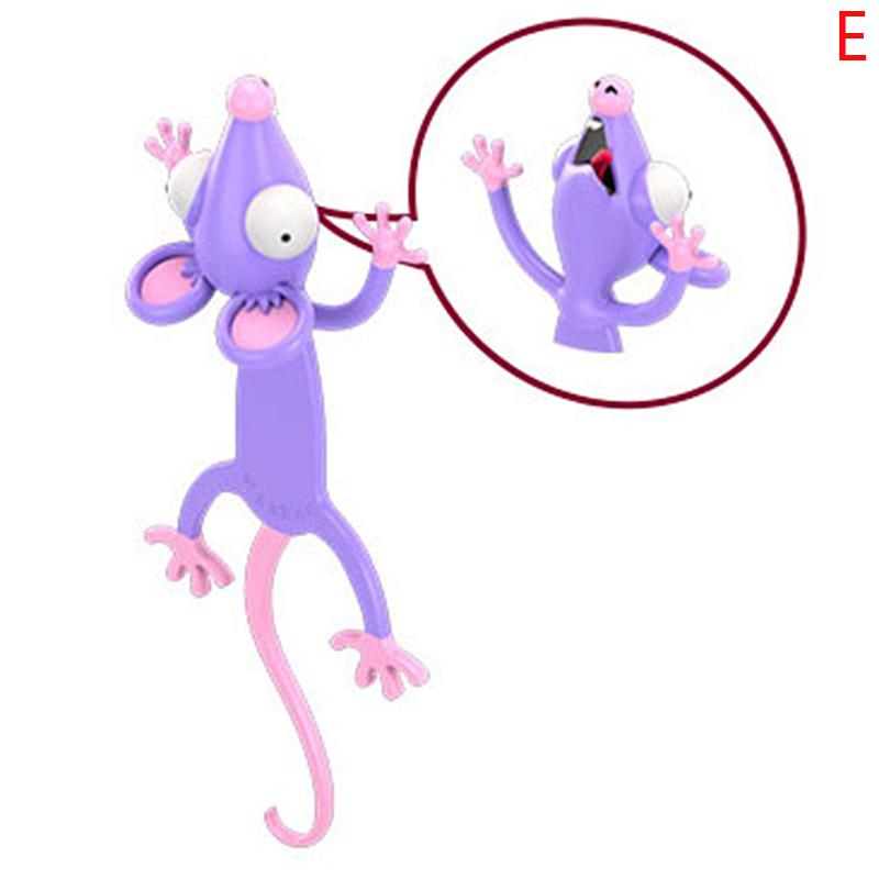3D-Lesezeichen mit Cartoon-Tiermotiv, verrücktes Lesezeichen, süßes, lustiges Lesezeichen, Cartoon-Lesezeichen, auffälliges Lesezeichen, Schreibwaren, Party-Geburtstagsgeschenke