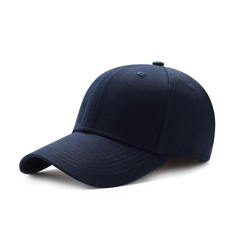 Unisex-Hut, einfarbig, gebogen, Sonnenblende, Hut für den Außenbereich, staubdicht, Baseballkappe, einfarbig, modisch, verstellbar, Freizeitkappen für Männer und Frauen navy blau