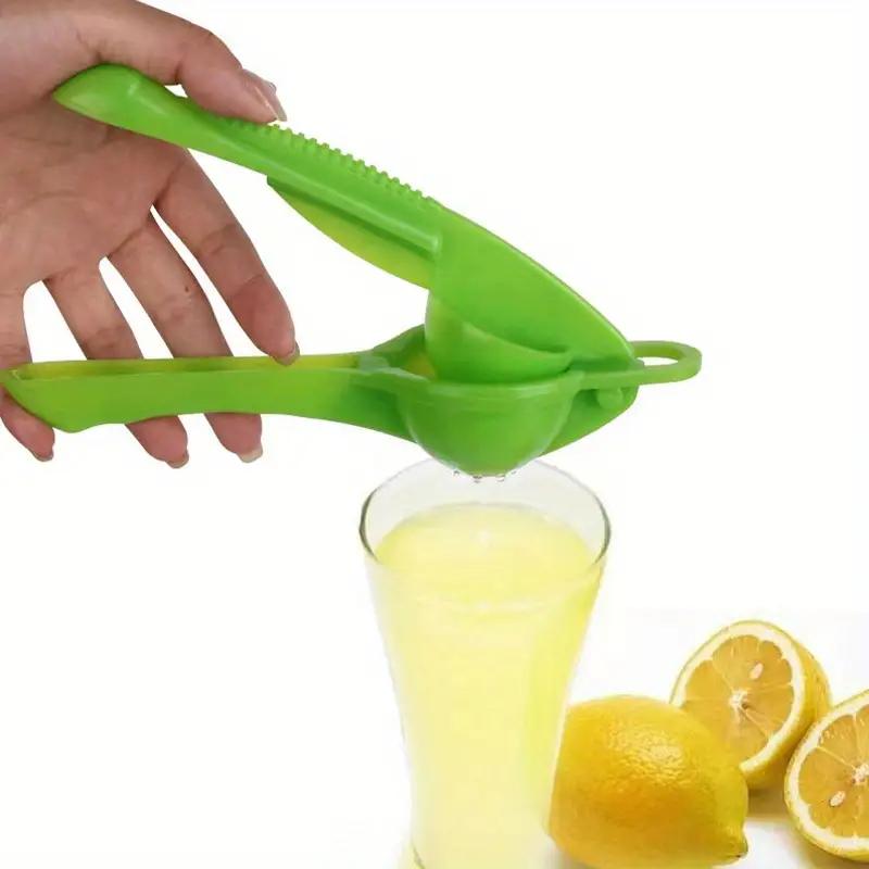 Multifunktionale Zitruspresse – Manuelle Handpresse für Zitronen, Orangen, Trauben – Küchengerät zum einfachen Entsaften, Küchenzubehör grün