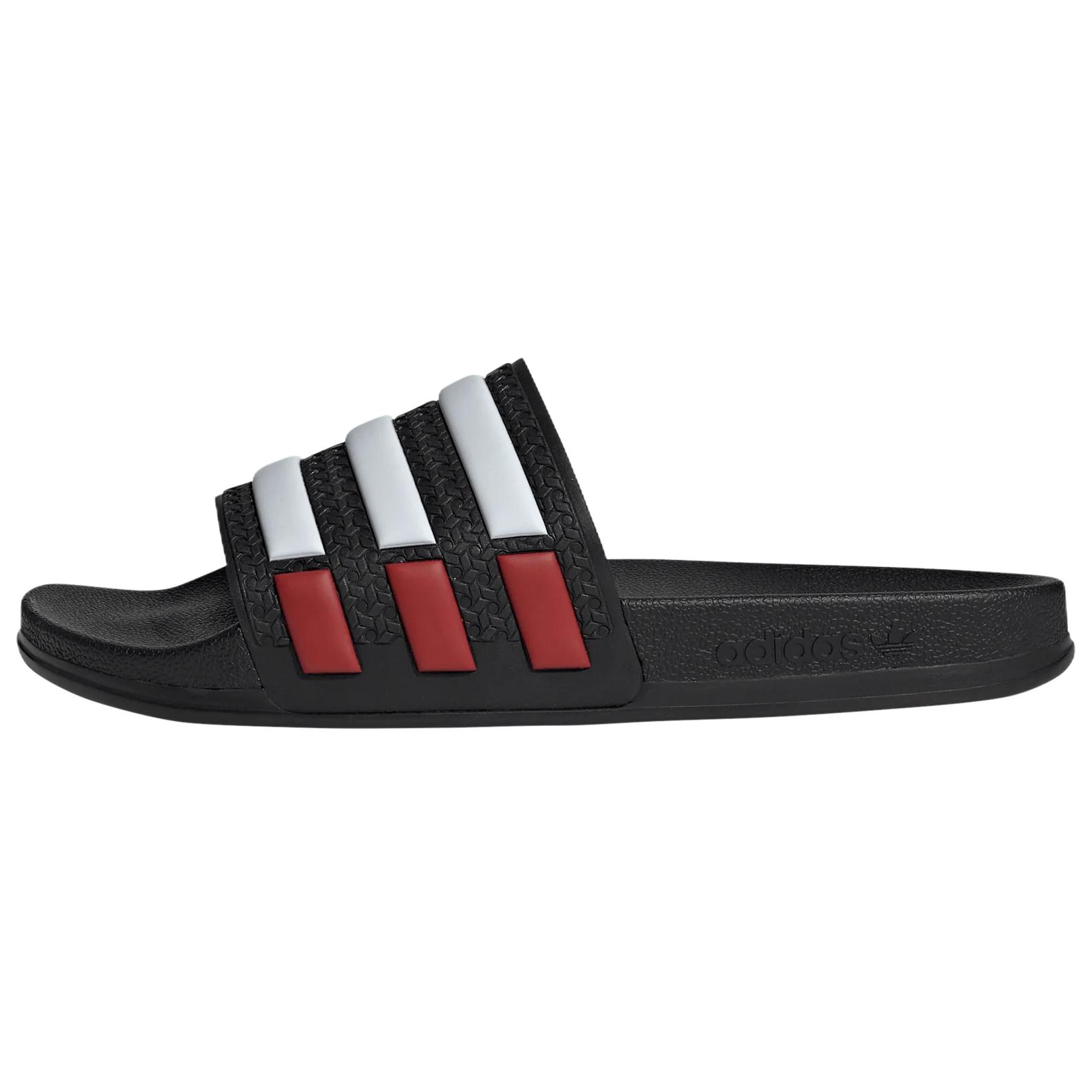 Adidas Originals ADILETTE Badeschuhe Unisex Schwarz JQ9515 42 black