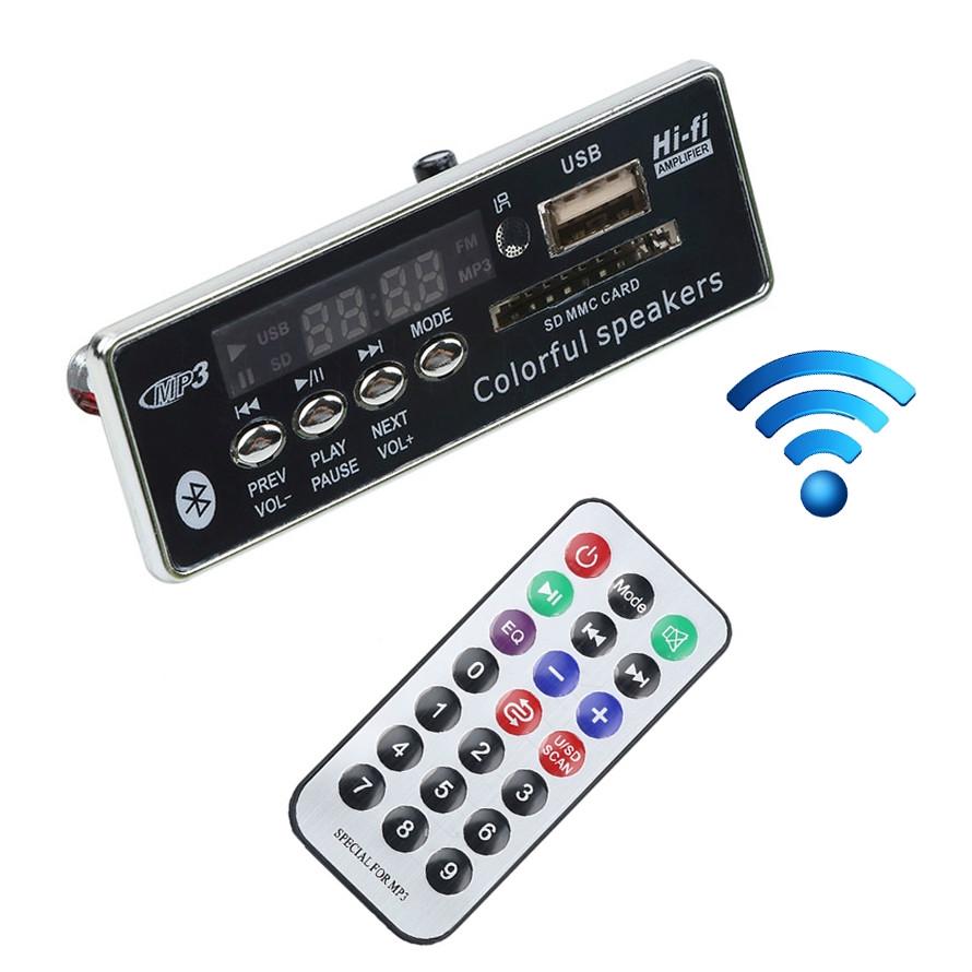 Auto-USB-Bluetooth-Freisprech-MP3-Player, integriertes MP3-Decoder-Board-Modul mit Fernbedienung