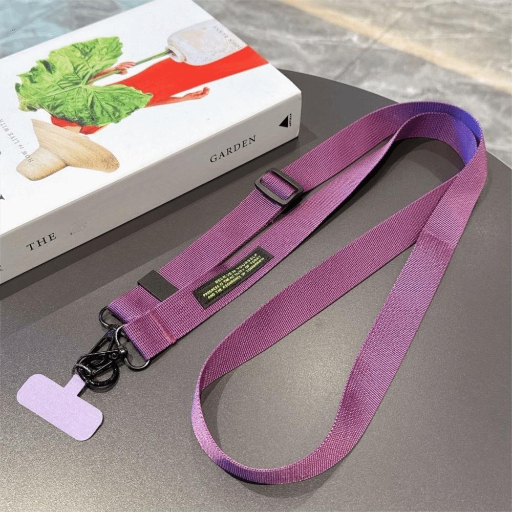 Doppelschnalle Handy-Lanyard Robustes Design Nackenband-Stil Anti-Verlust Handy-Taschenanhänger Lang Crossbody