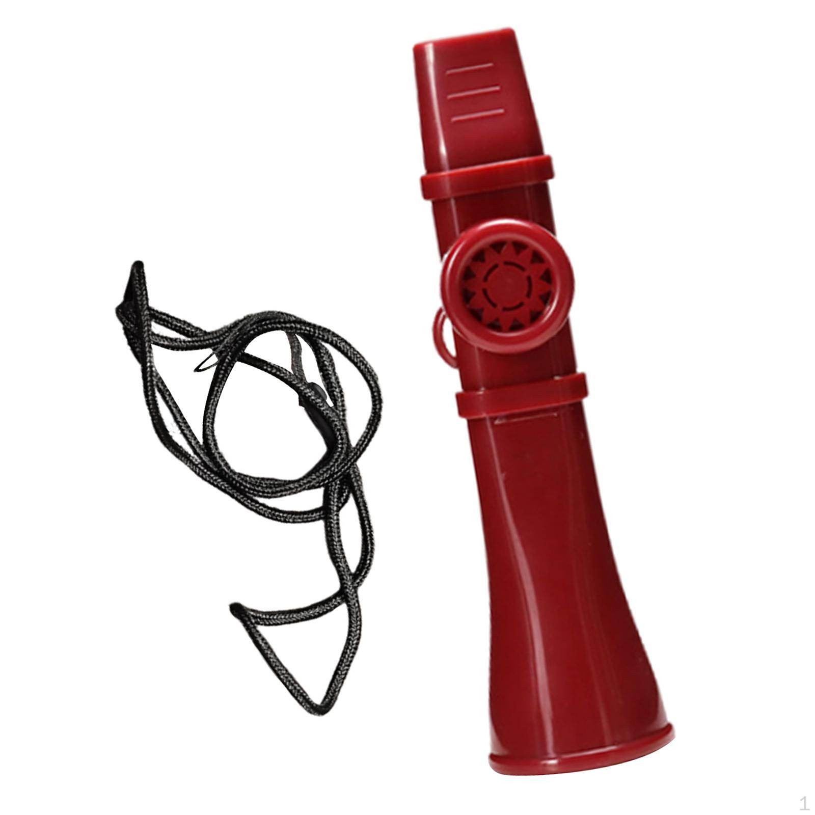Professionelles Kazoo Tragbares Kinderspielzeug Mundflöte für Ukulele Klavier Alle Altersgruppen rot