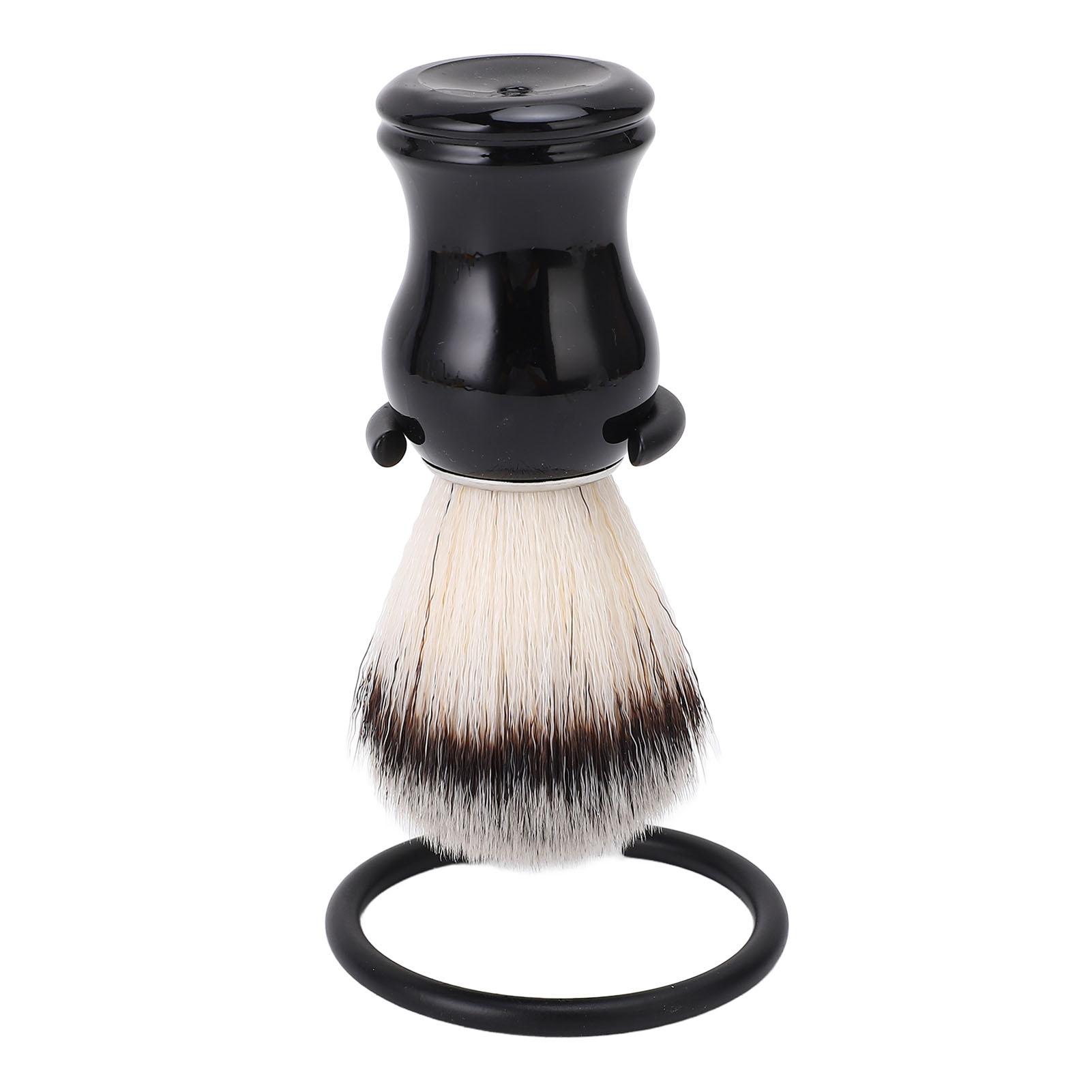 Herren Bartpflege Werkzeugset Rasierpinsel mit Ständer Haar Rasierpinsel mit Halter für Rasierschaum