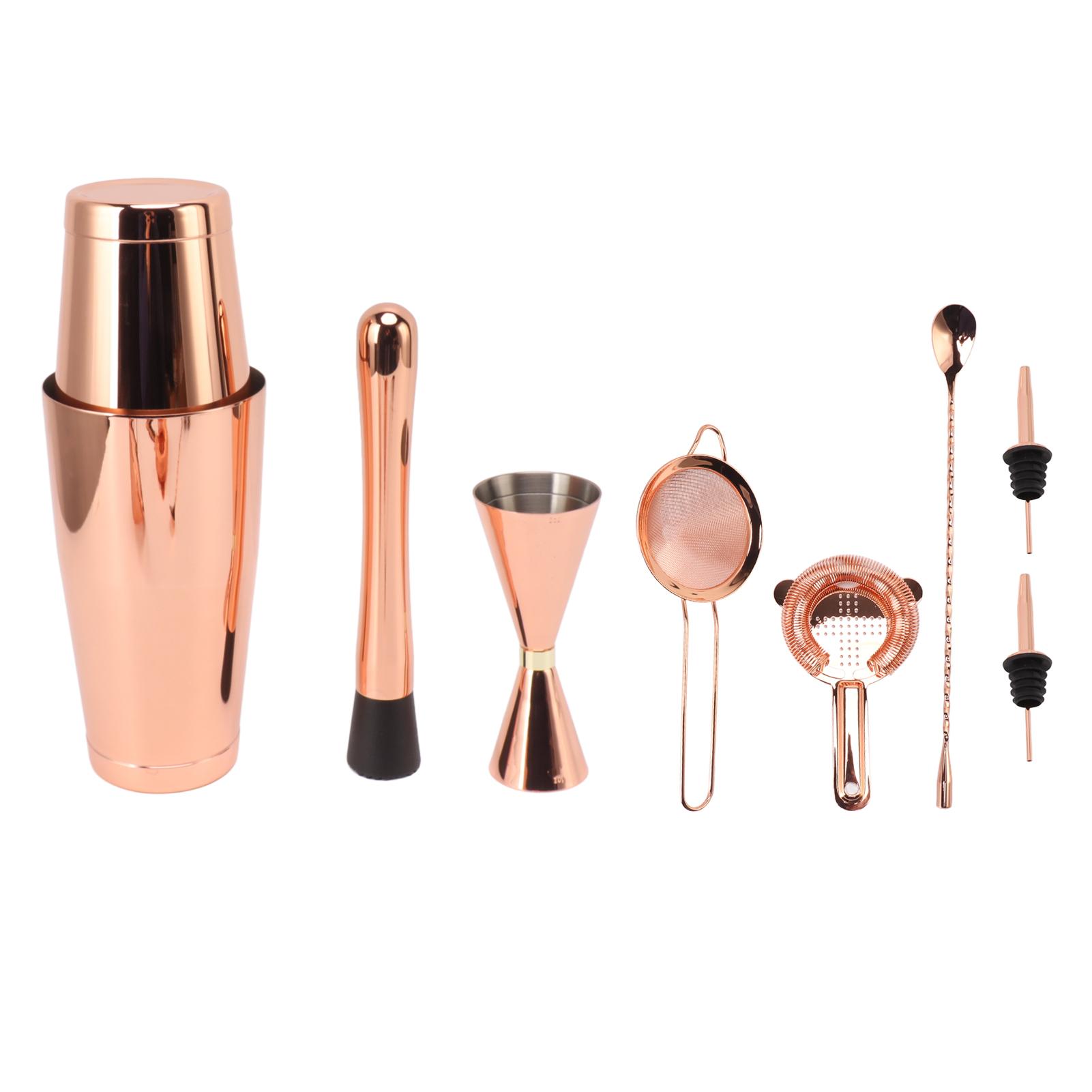 Barkeeper-Set Edelstahl Guter Temperaturerhaltungseffekt Boston Shaker Werkzeugset Barset L