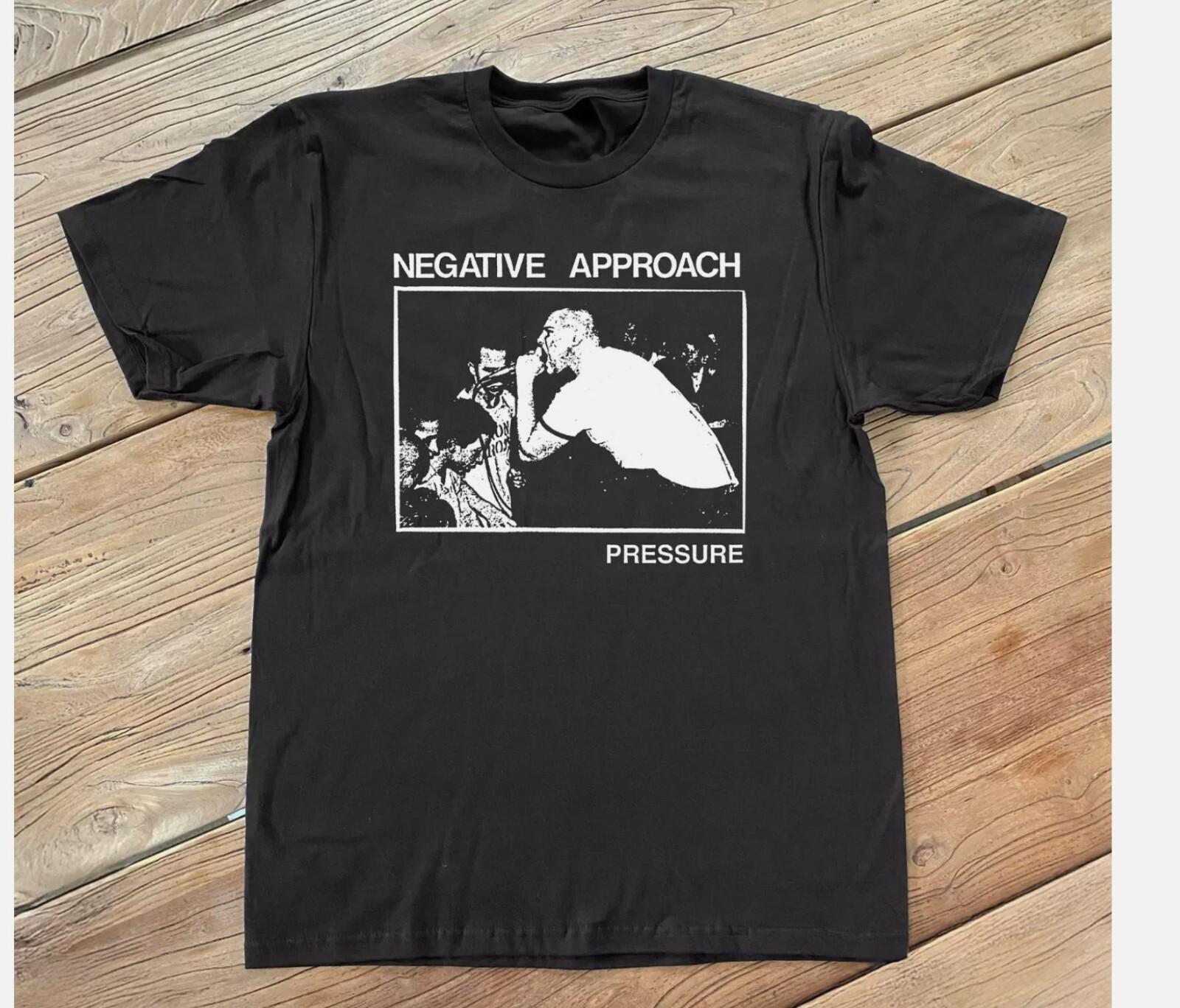 NEGATIVER ANSATZDRUCK Geschenk Ventilator Baumwolle Schwarz Alle Größen T-Shirt S white