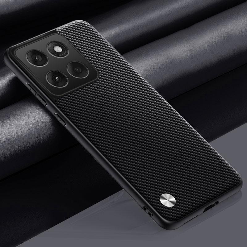 Luxuriöse PU-Lederhülle für Motorola Edge 60 5G Rückseite Silikonschutz Handyhülle für Motorola Moto Edge 60S Edge60 S Moto Edge 60 matte schwarze