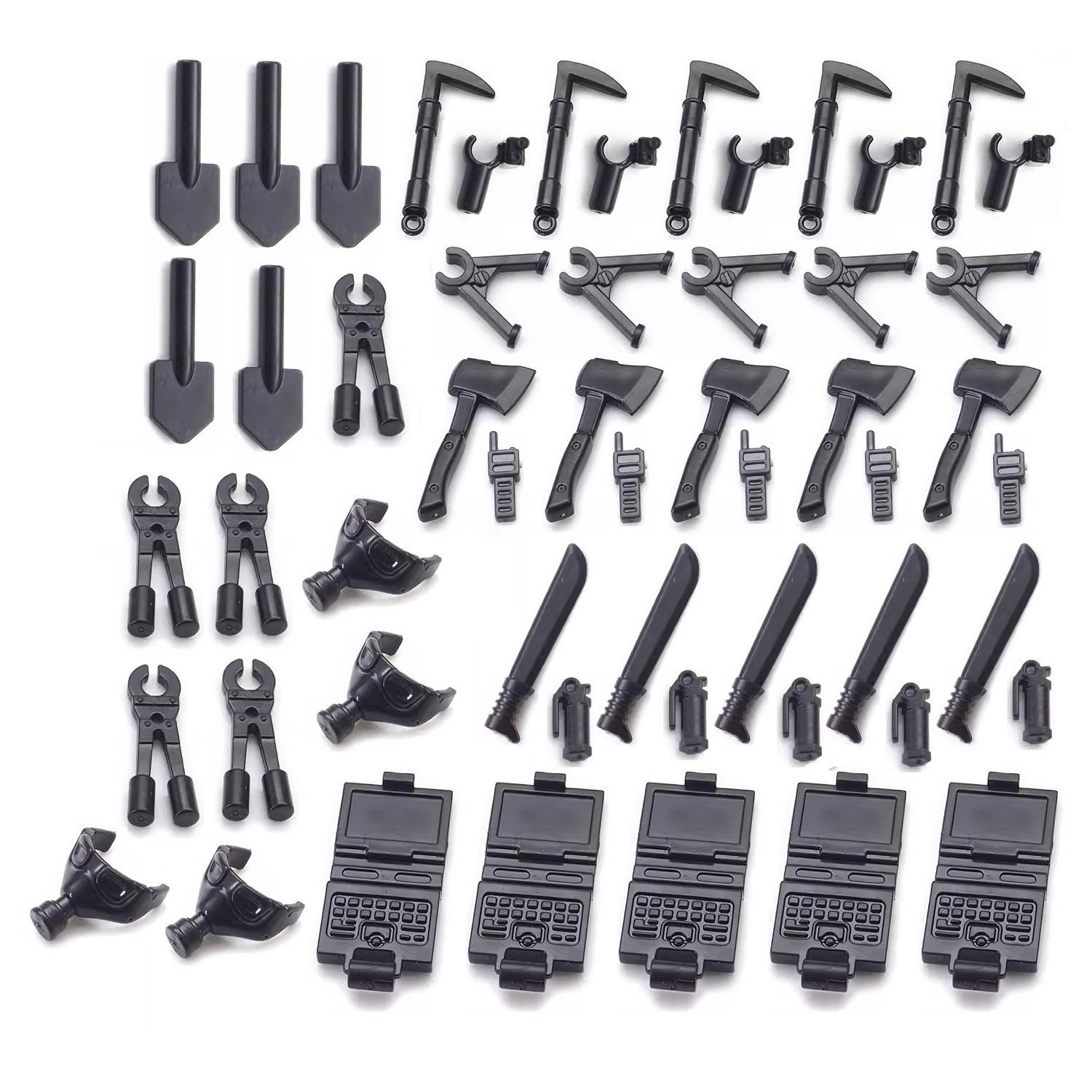 Militär Bausteine Kompatible Soldat Mini Figuren Waffen Pistolen Geschenke Ausrüstung Zubehör Set MOC Mini Steine Spielzeug