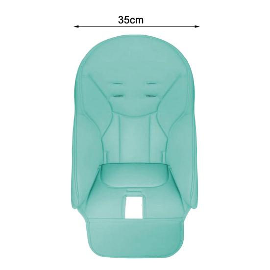 Ersatzkissen für Baby-Hochstuhl, Kunstleder, Stuhlbezug für Restaurant und Esszimmer, rutschfester Sitzbezug für Hochstuhl für Kleinkinder minze, grüne