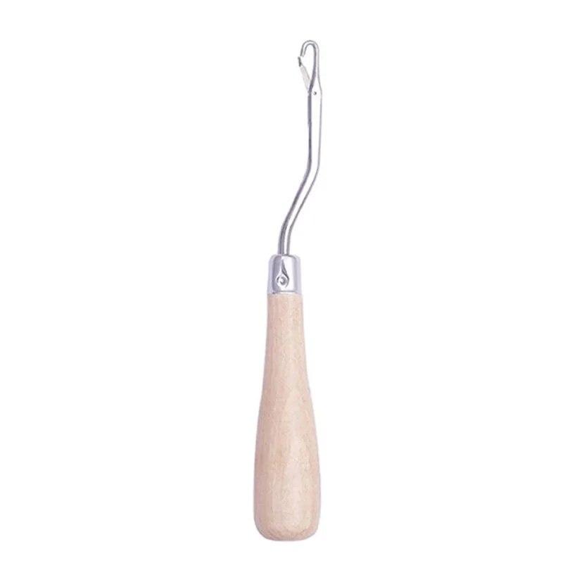 Häkelnadel mit Holzgriff, Haarwebnadel, Perücken, Strickverlängerungen, Styling-Werkzeuge, Teppichherstellung, Reparatur, Bastelwerkzeuge