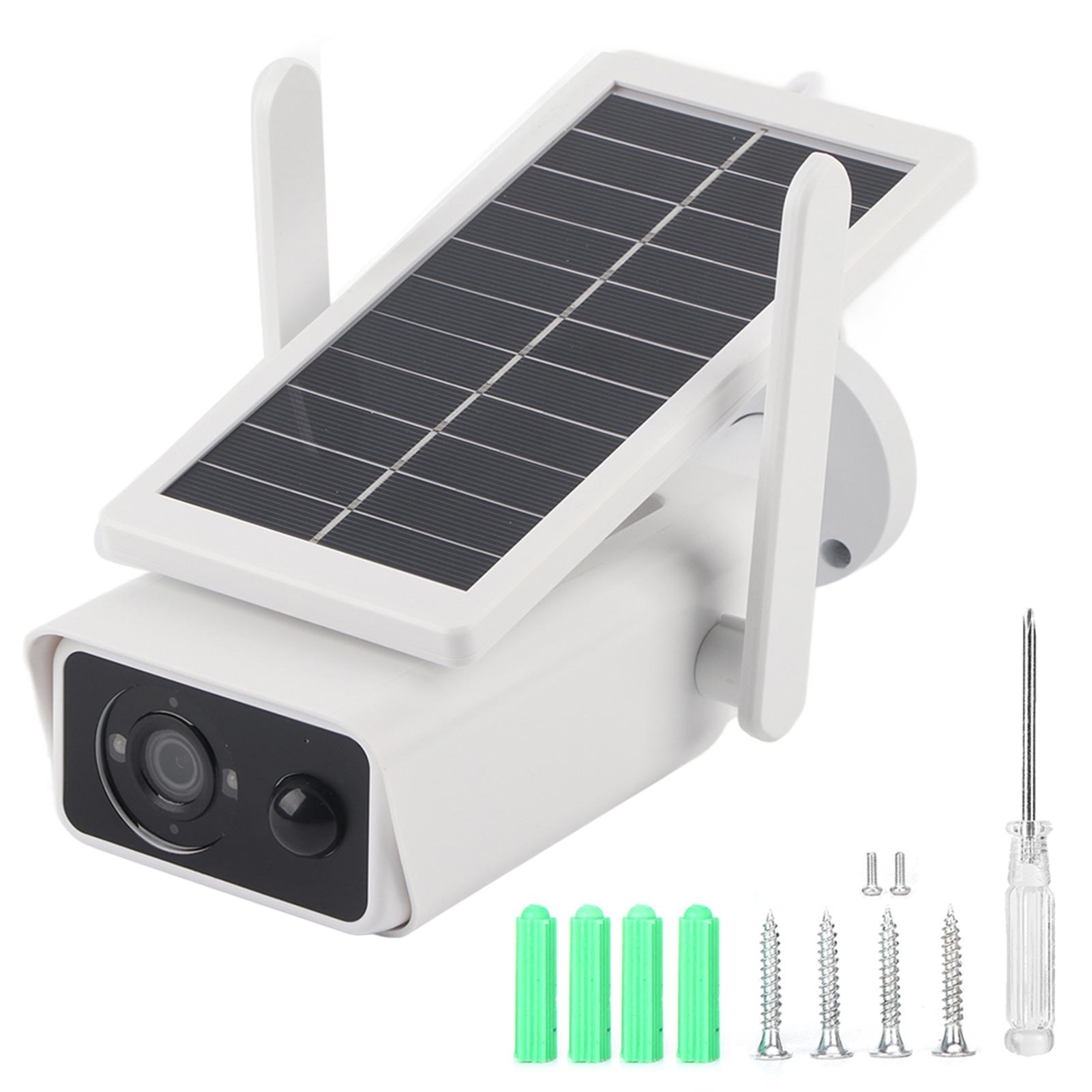 1080P Solar Kamera Outdoor Wireless Überwachung Regendicht Remote Nachtsicht Monitor Batterie