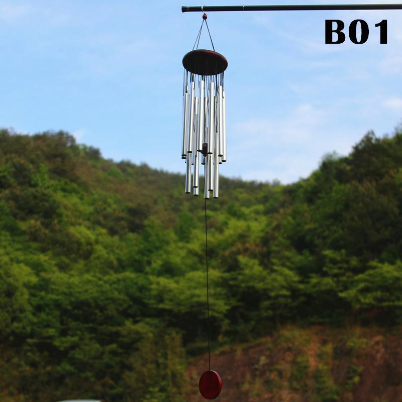 Windspiele für den Außenbereich, großer tiefer Ton, Hängeornament, Garten, Heim, Mobiles, Windspiele, Windspiel für den Außenbereich, Garten, Heim brown